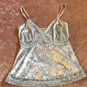 Velvet Baby blue American Rag Babydoll shirt